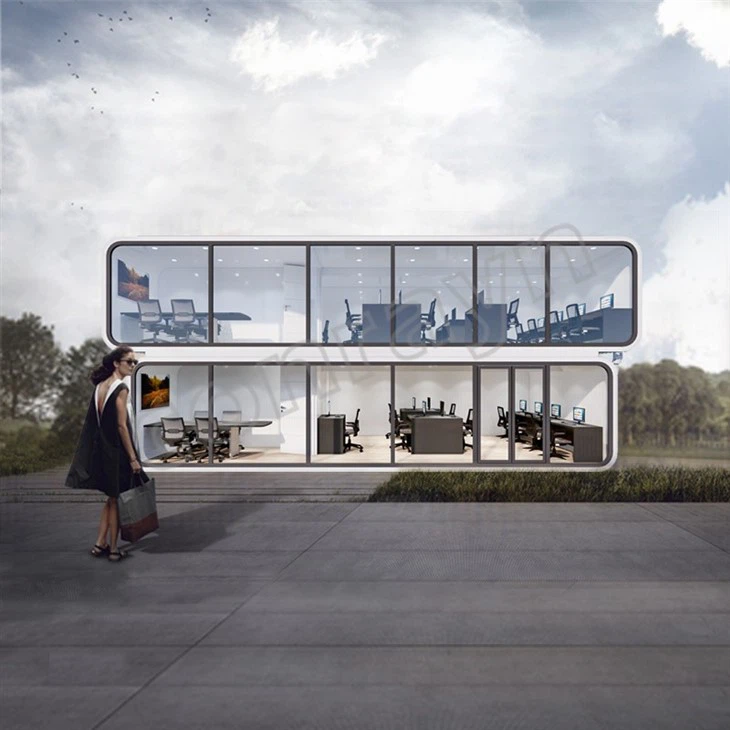 Kétrétegű Apple kabin előcsarnok ház